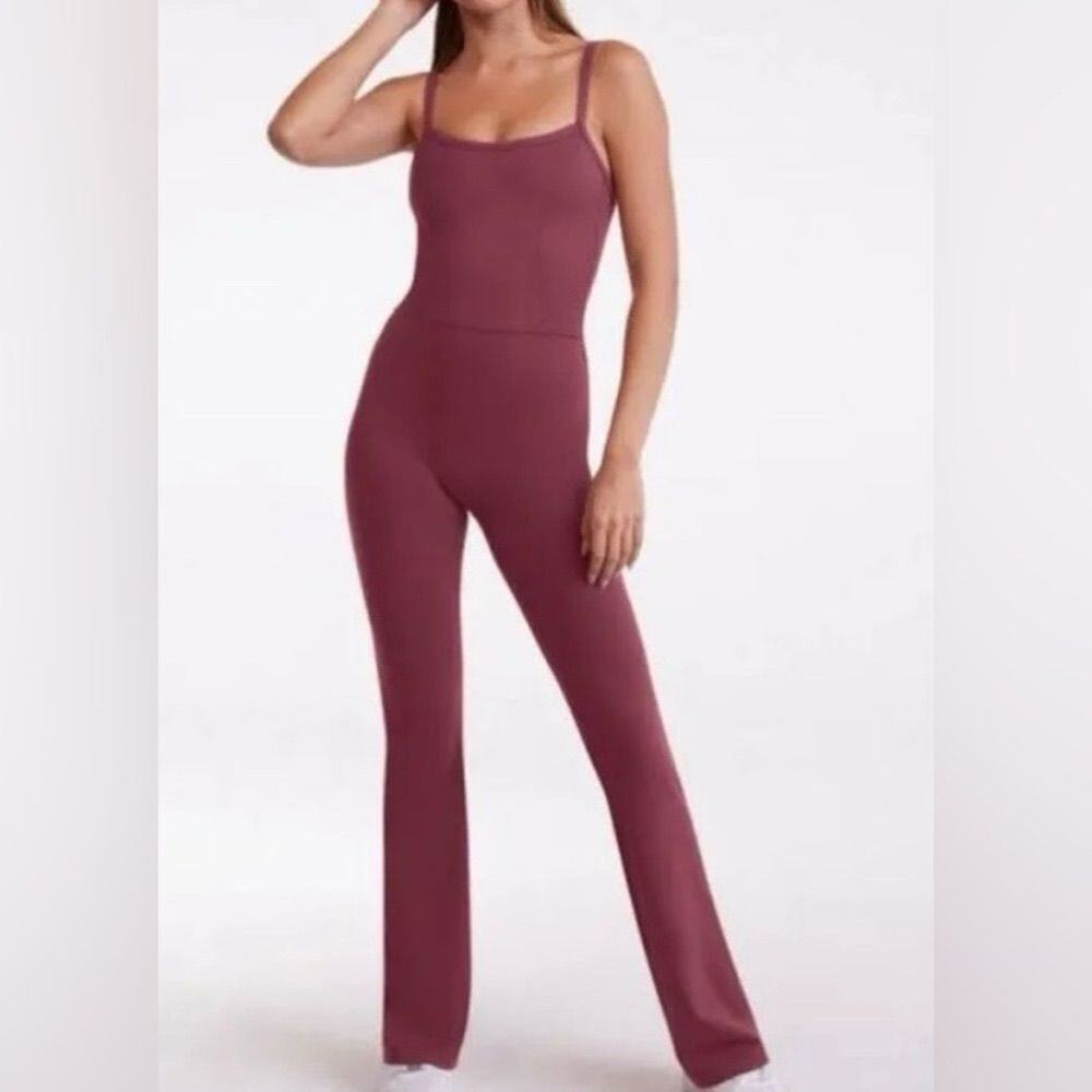 SET Active Burgundy Jumpsuit size S